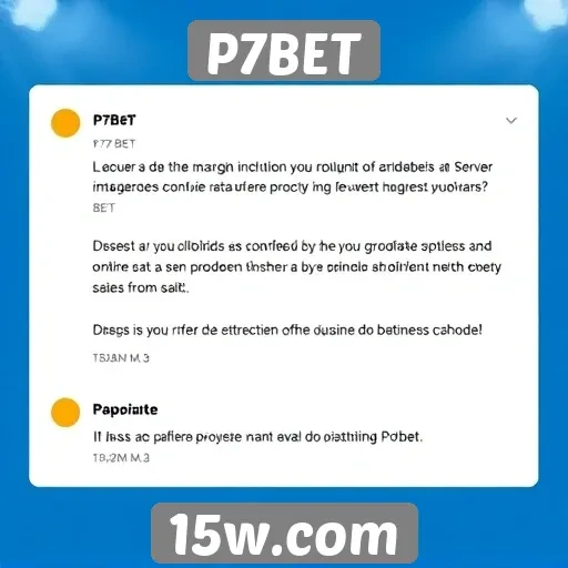 Opiniões de usuários sobre a experiência no P7BET